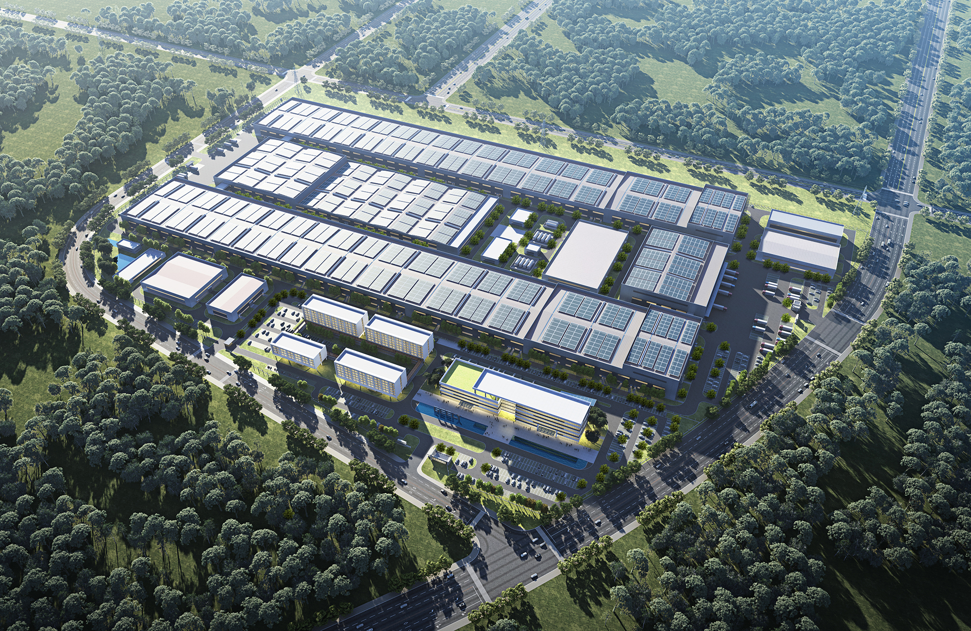 桐廬年產能12GWh動力電池廠房